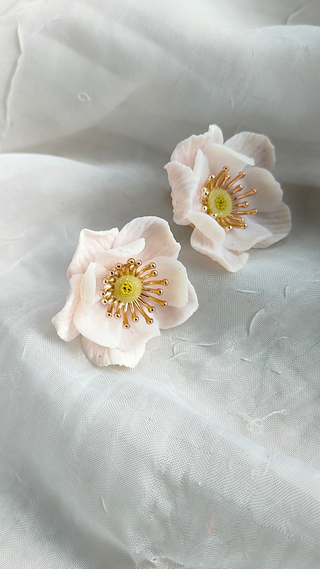 Orecchini sposa Anemone