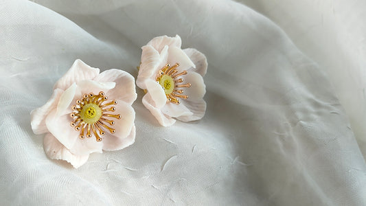 Orecchini sposa Anemone